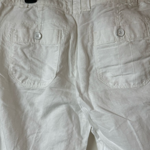 Converse | White | Linen Pants | Size 6 - Picture 4 of 6